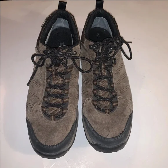 Timberland Hiking Shoes Men’s Size 10.5 Brown Suede/Leather - Picture 2 of 6